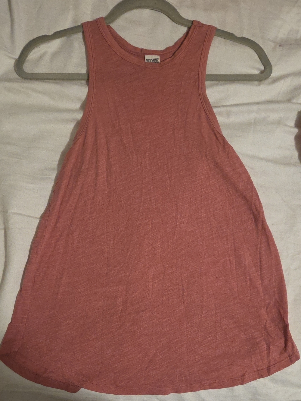 PINK Victoria's Secret Dusty Rose High-Neck Tank